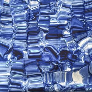 Michael Miller Cotton Quilting Sewing Fabric Blue Ice Swirl 36" X 42"